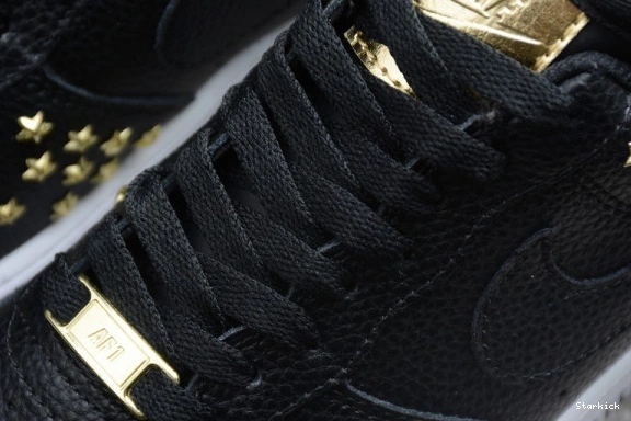 STARS LOW FORCE AR0639-001 1 AIR NIKE BLACK 1002